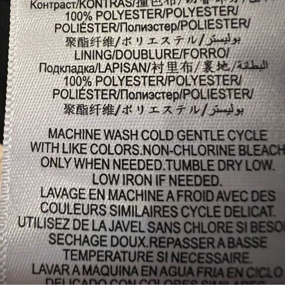 BCBGeneration V Neck Plunge Flutter Sleeve Waterfall Ruffle Mini Black Dress - Picture 8 of 12